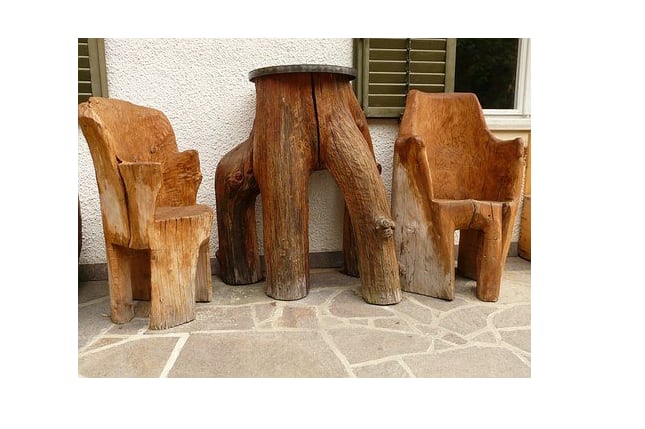 Recycled furniture from Barrel