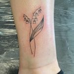 Lily of the Valley Tattoo Leg (5)