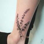 Lily of the Valley Tattoo Leg (9)