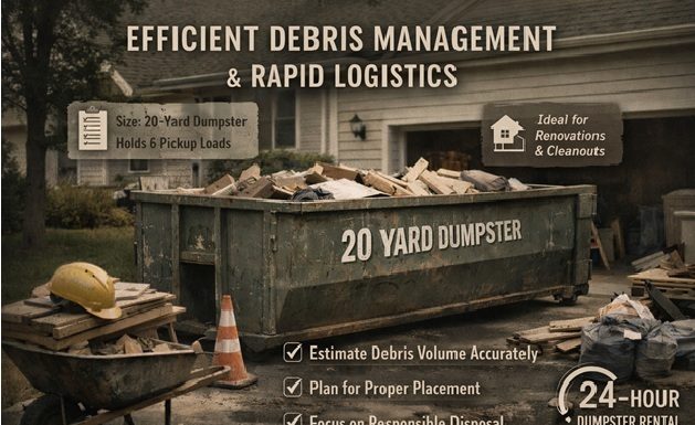 Streamlining Project Cleanups With Efficient Debris Management and Rapid Logistics