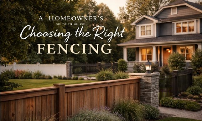 A Homeowner’s Guide to Picking the Right Materials for a Beautiful and Secure Property